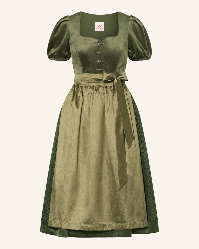 Spieth & Wensky Dirndl GÖTTIN Dunkelgrün