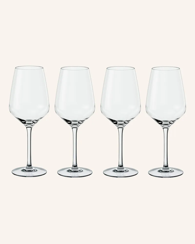 Villeroy & Boch Weißweinglas, 4 Stück Essential transparent Weiss