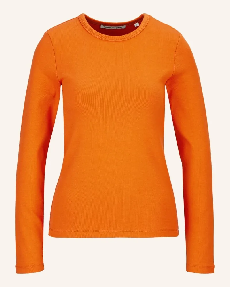 Trusted Handwork Round Neck 1/1-Sleeve T-Shirt Orange