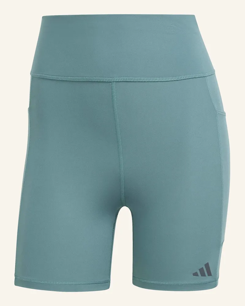 adidas OWN THE RUN KURZE LEGGINGS Türkis