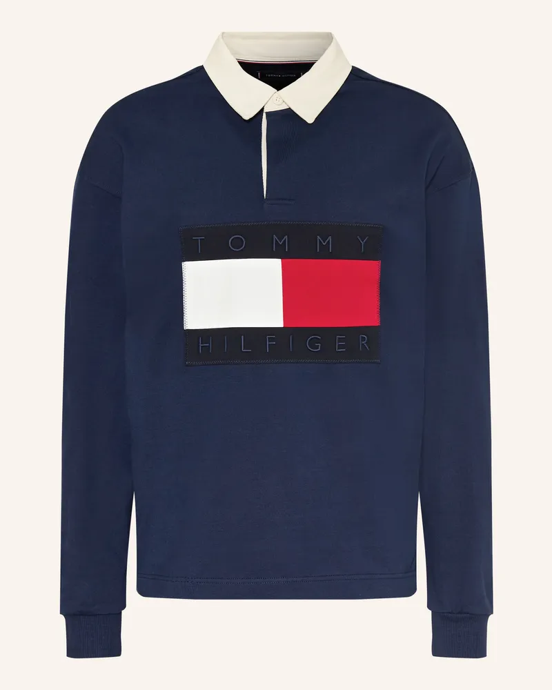 Tommy Hilfiger Rugbyshirt blau Dunkelblau