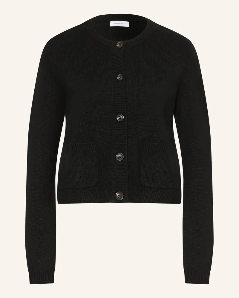 Darling Harbour Strickjacke Aus Cashmere schwarz Black