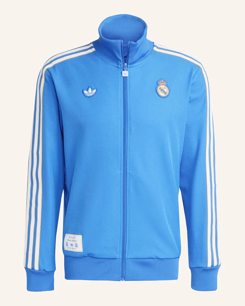 adidas Real Madrid Terrace Icons Track Top blau Blau