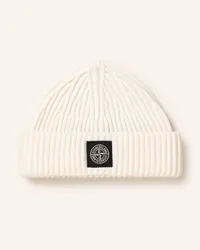 Stone Island Mütze Weiss