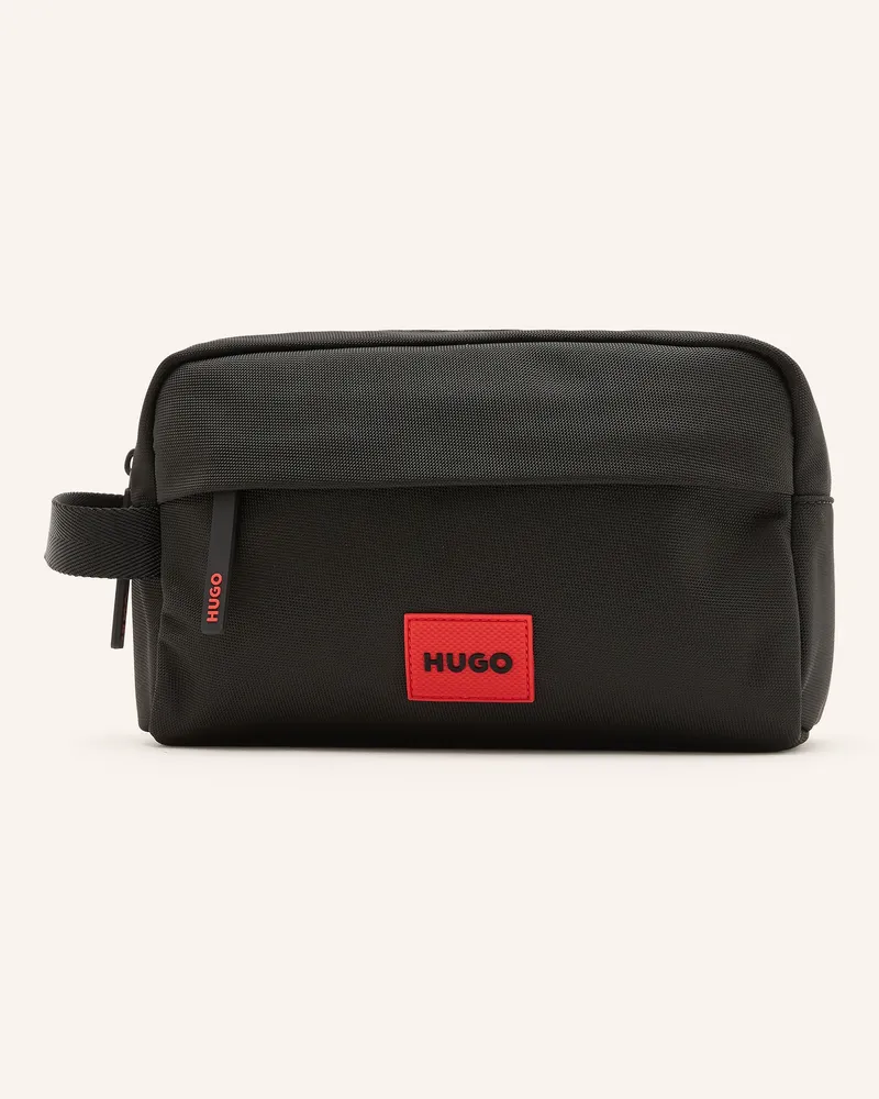 HUGO BOSS Kulturtasche Ethon schwarz Schwarz