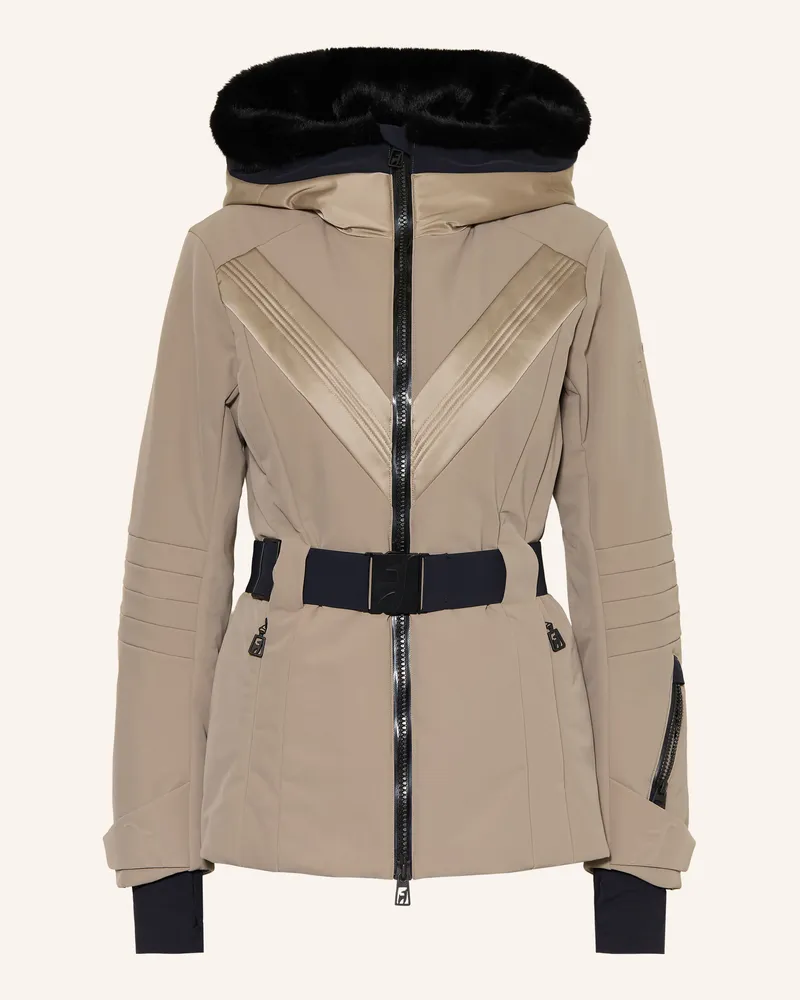 Picture Skijacke Ernestina braun Beige