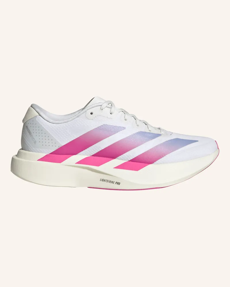 adidas Laufschuhe Adizero Evo Sl Woven pink Weiss
