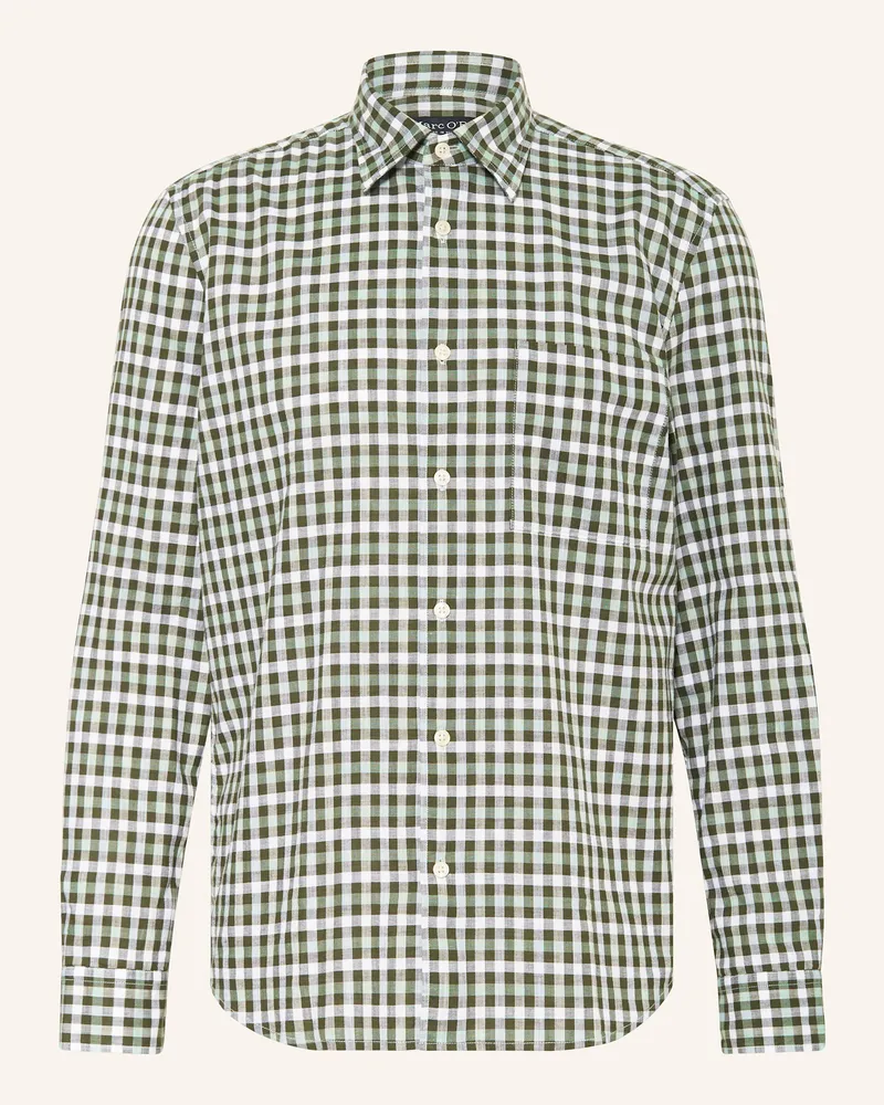 Marc O'Polo Hemd Regular Fit Grün
