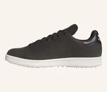 Stan Smith Spikeless Golfschuh schwarz