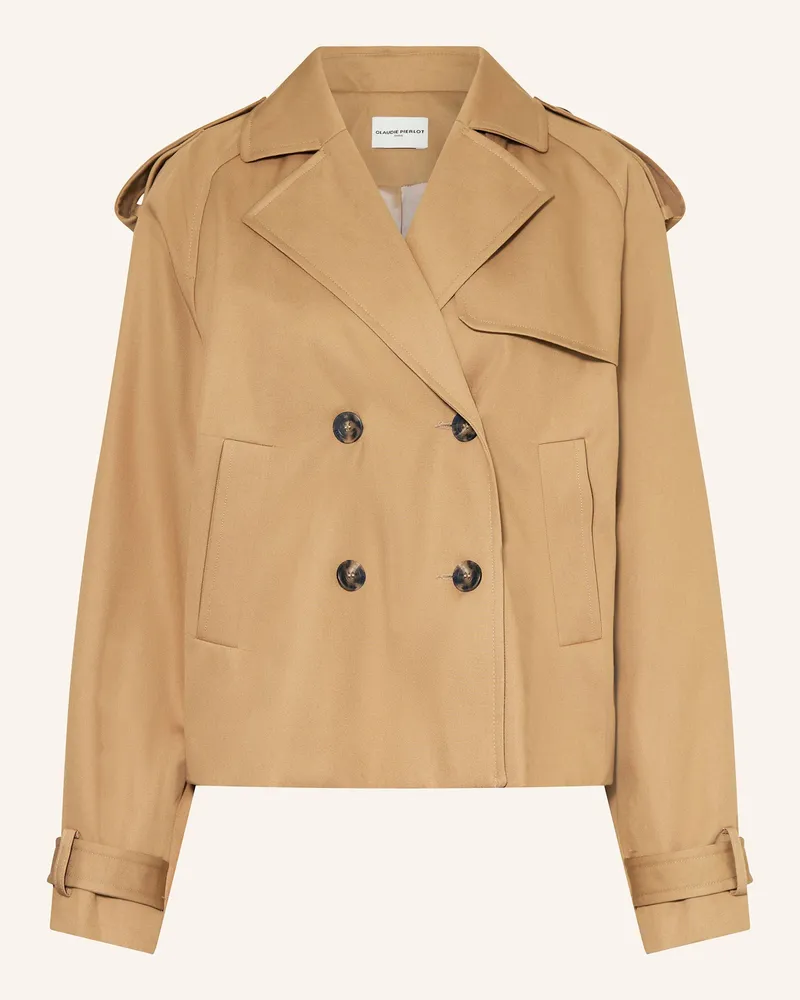 Claudie Pierlot Trench-Jacke Camel