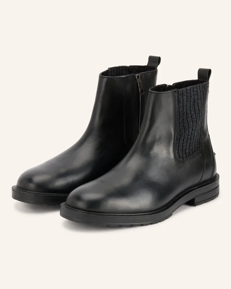 Tommy Hilfiger Chelsea-Boots schwarz Schwarz