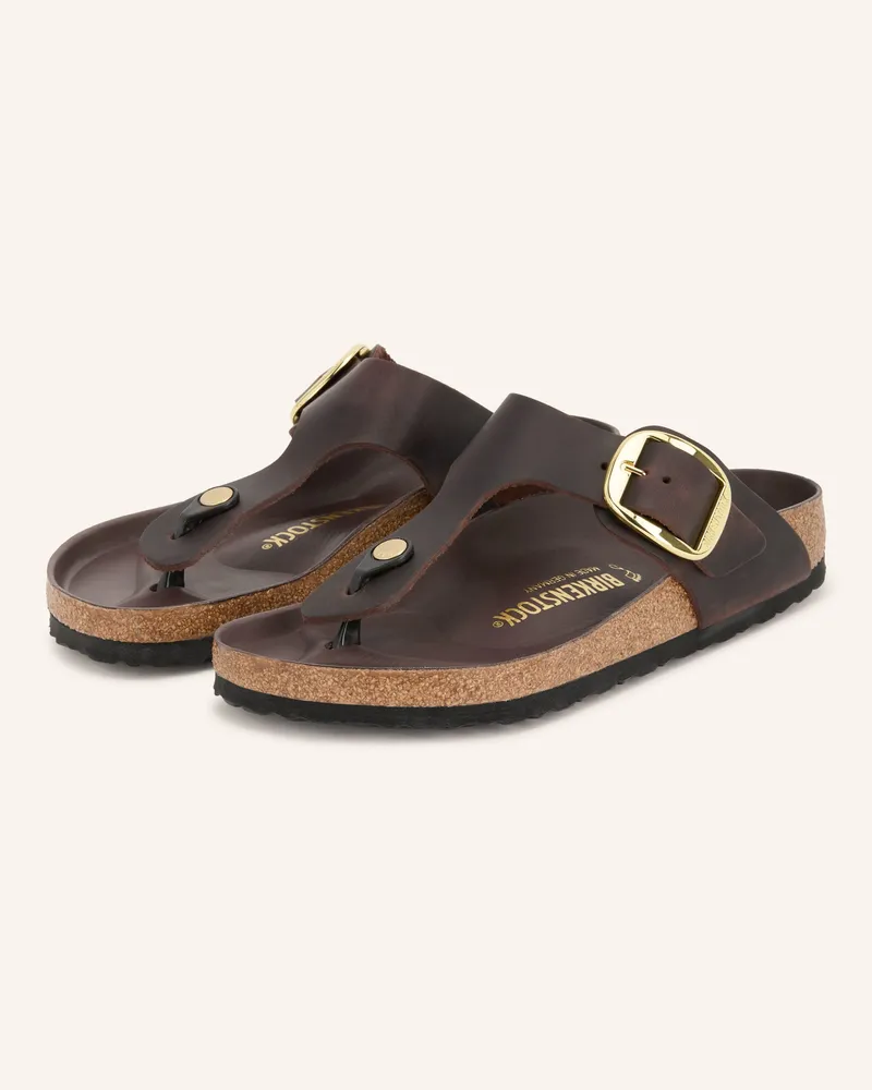 Birkenstock Zehentrenner Gizeh Big Buckle braun Dunkelbraun