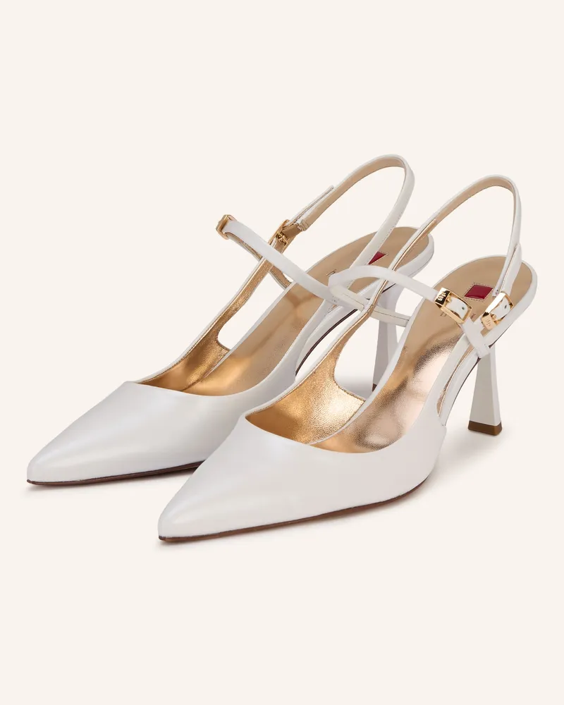 Högl Slingpumps weiss Weiss