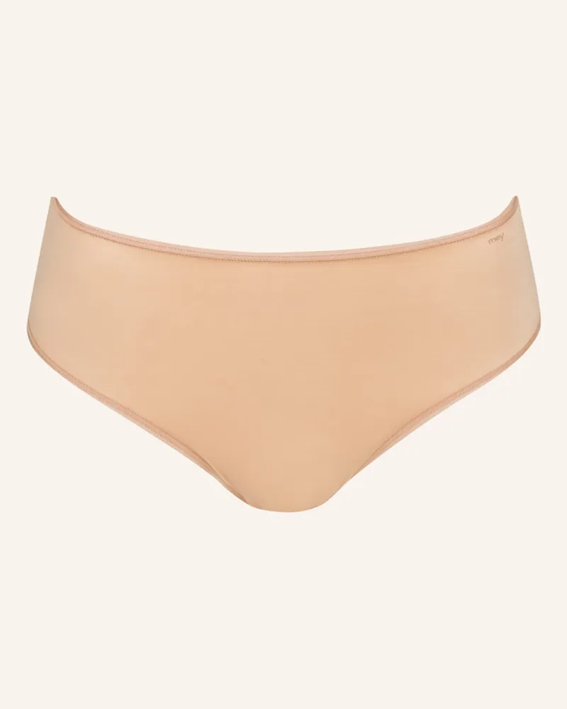 Mey Slip Serie JOAN aus Satin Hellbraun