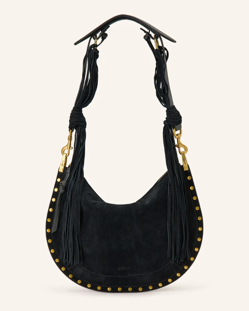 Isabel Marant Schultertasche Oskan Mit Nieten schwarz Schwarz