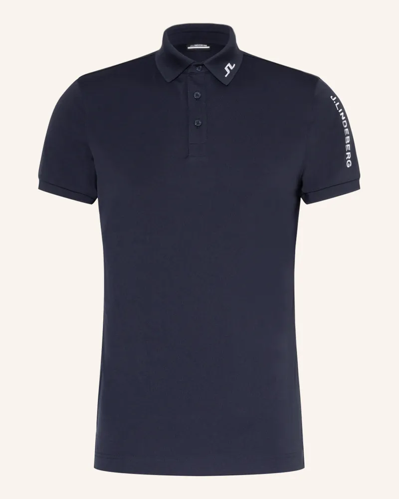 J.Lindeberg Funktions-Poloshirt blau Dunkelblau