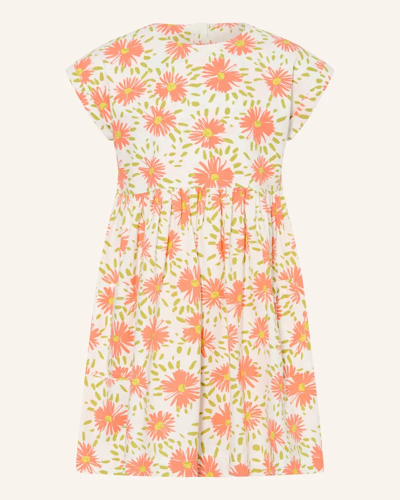 Petit Bateau Kleid weiss Hellrot