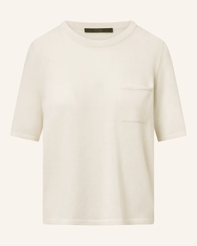 windsor. Strickshirt aus Cashmere Ecru