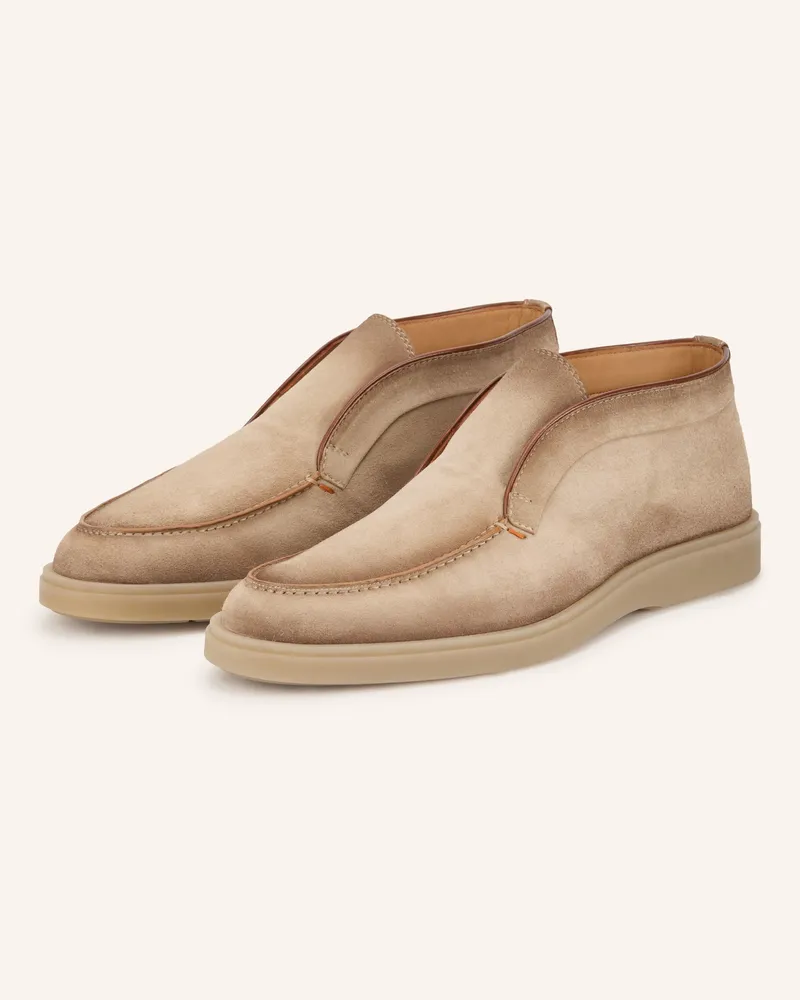 Santoni Desert Boots braun Camel