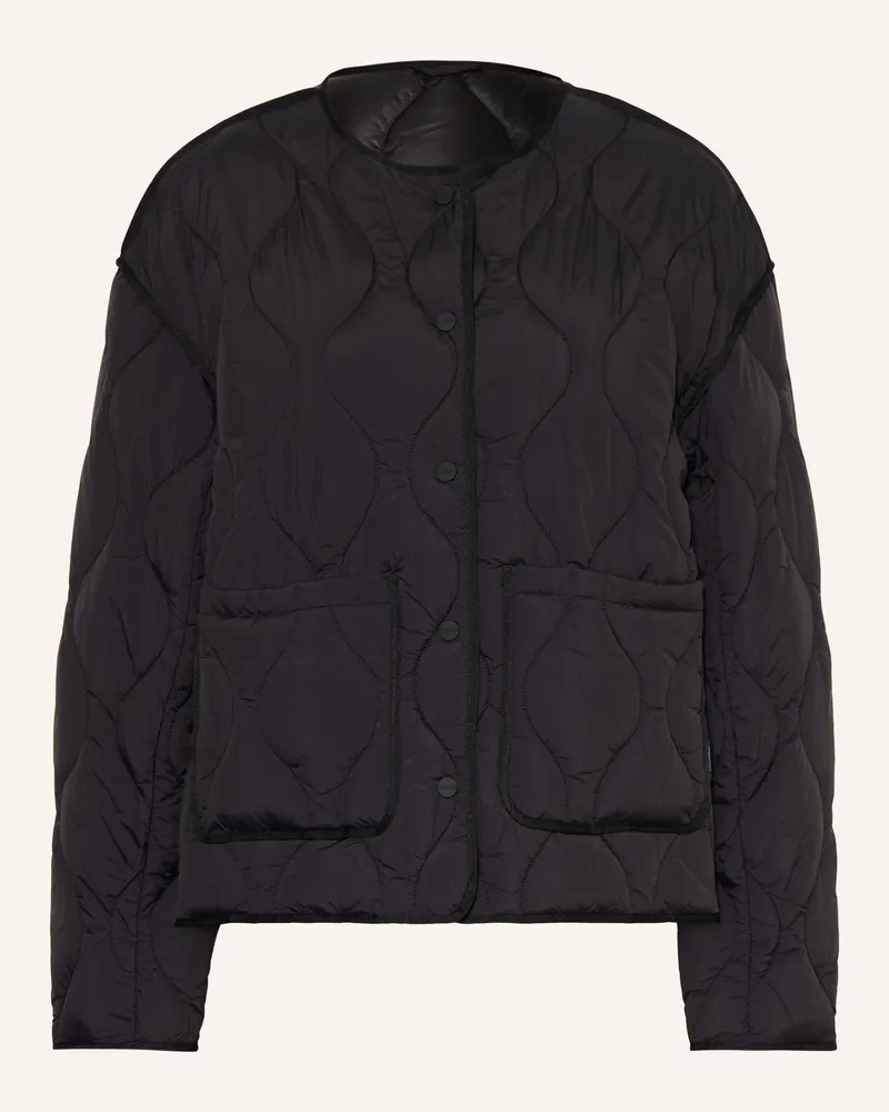 Closed Steppjacke schwarz Schwarz