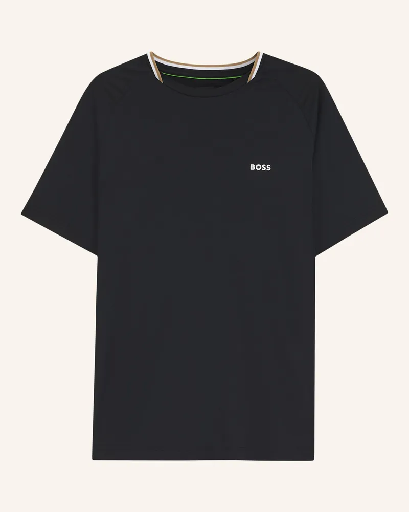 HUGO BOSS T-Shirt Ts_Toc Court Slim Fit schwarz Schwarz