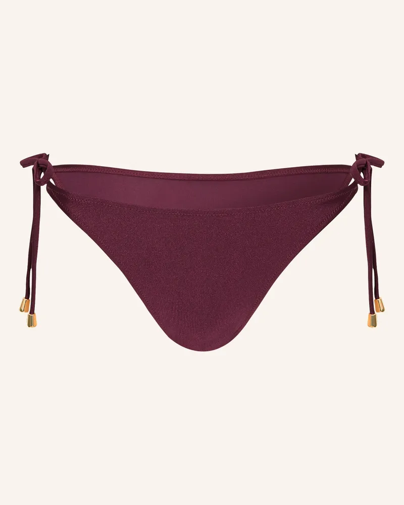 Mrs & HUGS Triangel-Bikini-Hose lila Dunkelrot