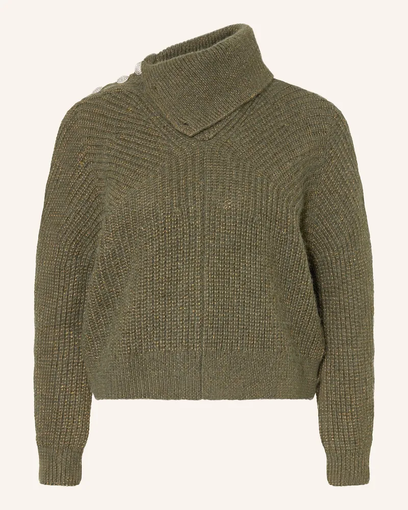 ba&sh Pullover ROUMANE mit Alpaka Khaki