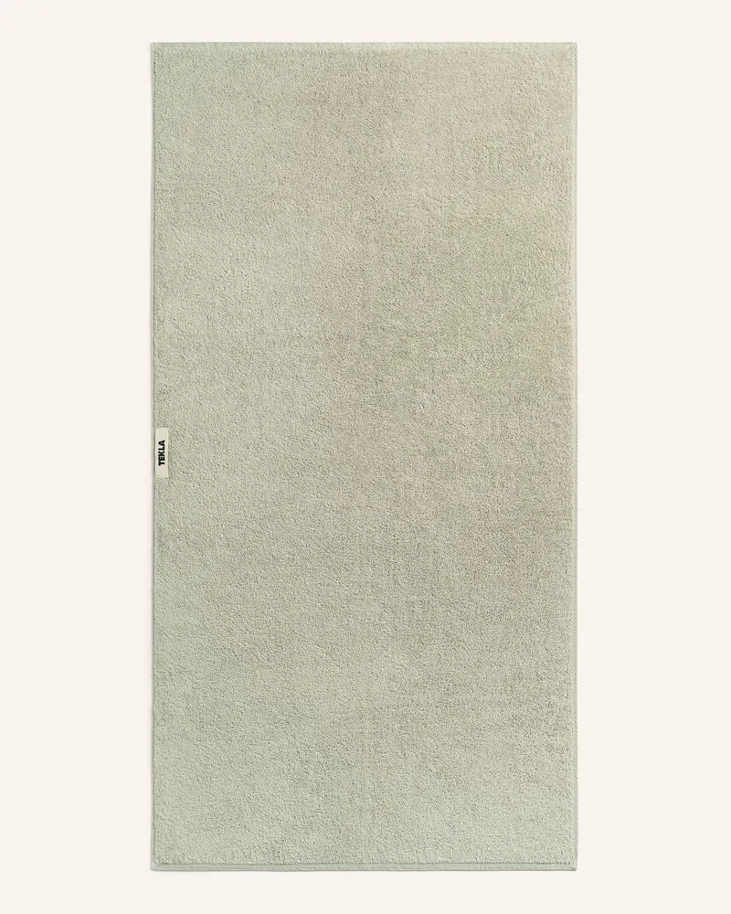 TEKLA Handtuch gruen Hellgrau