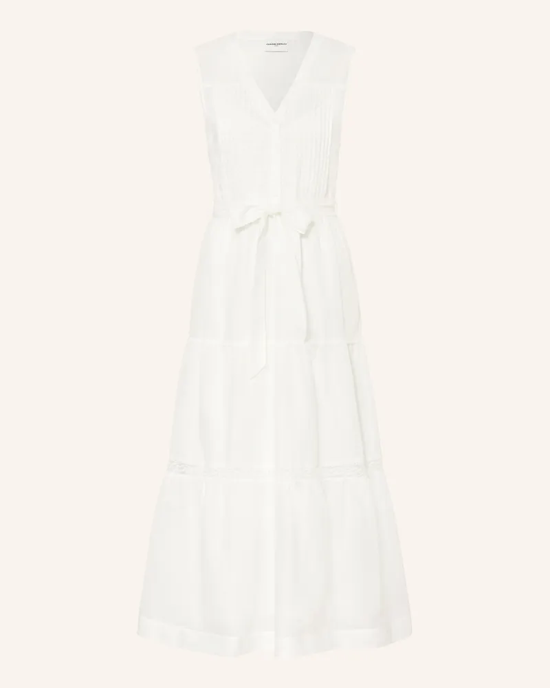 Claudie Pierlot Kleid mit Spitze Ecru
