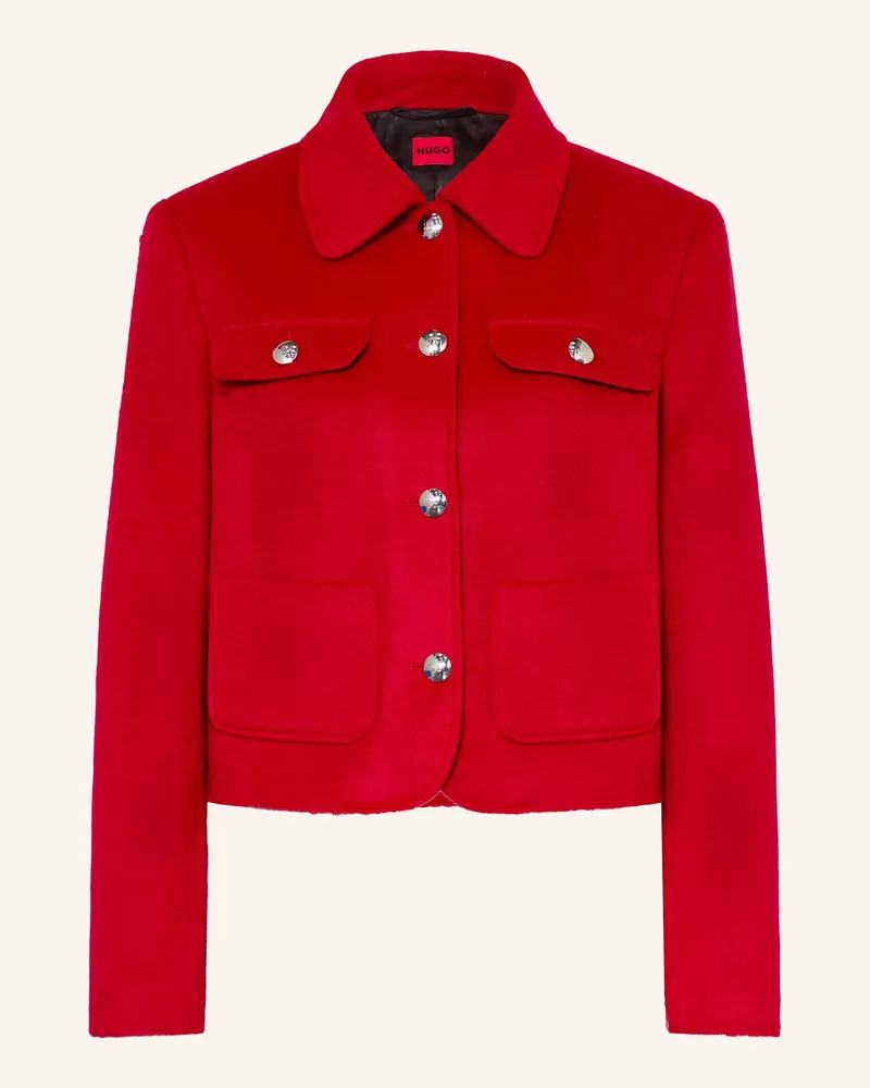 HUGO BOSS Kastenjacke AGESIA Rot