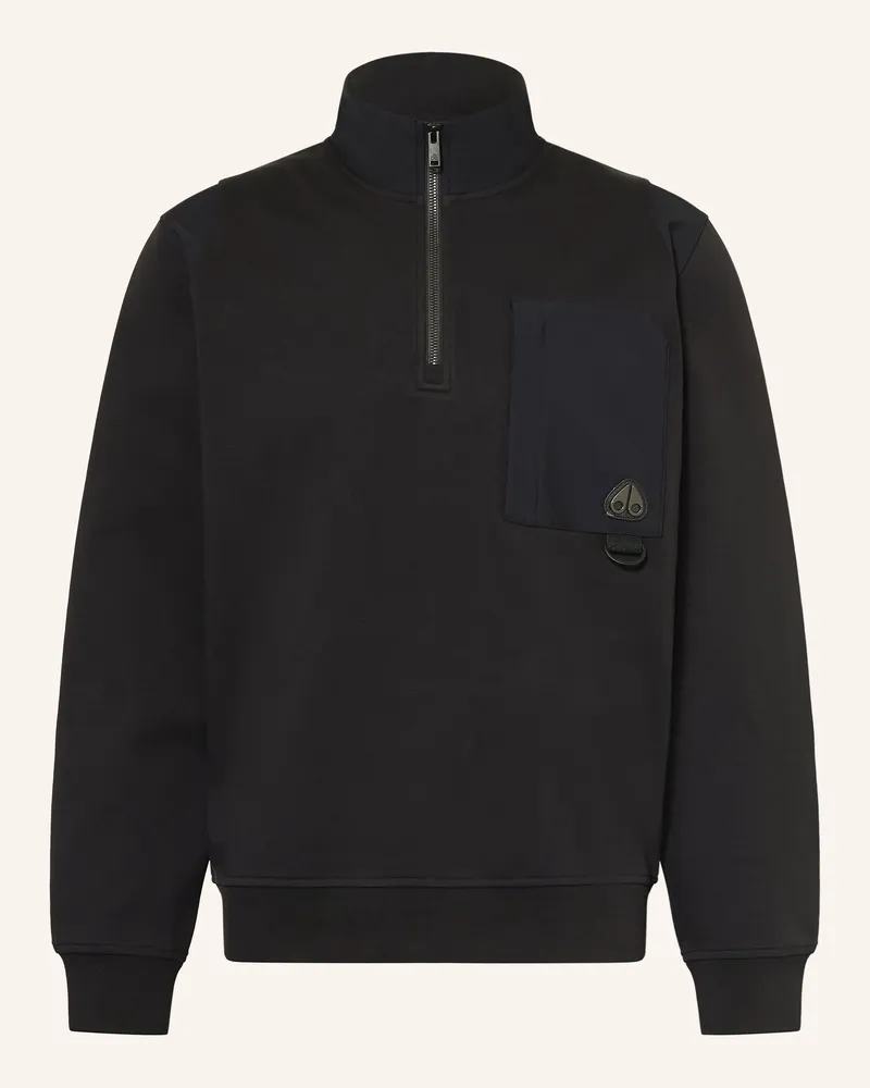Moose Knuckles Sweat-Troyer Dalon schwarz Schwarz