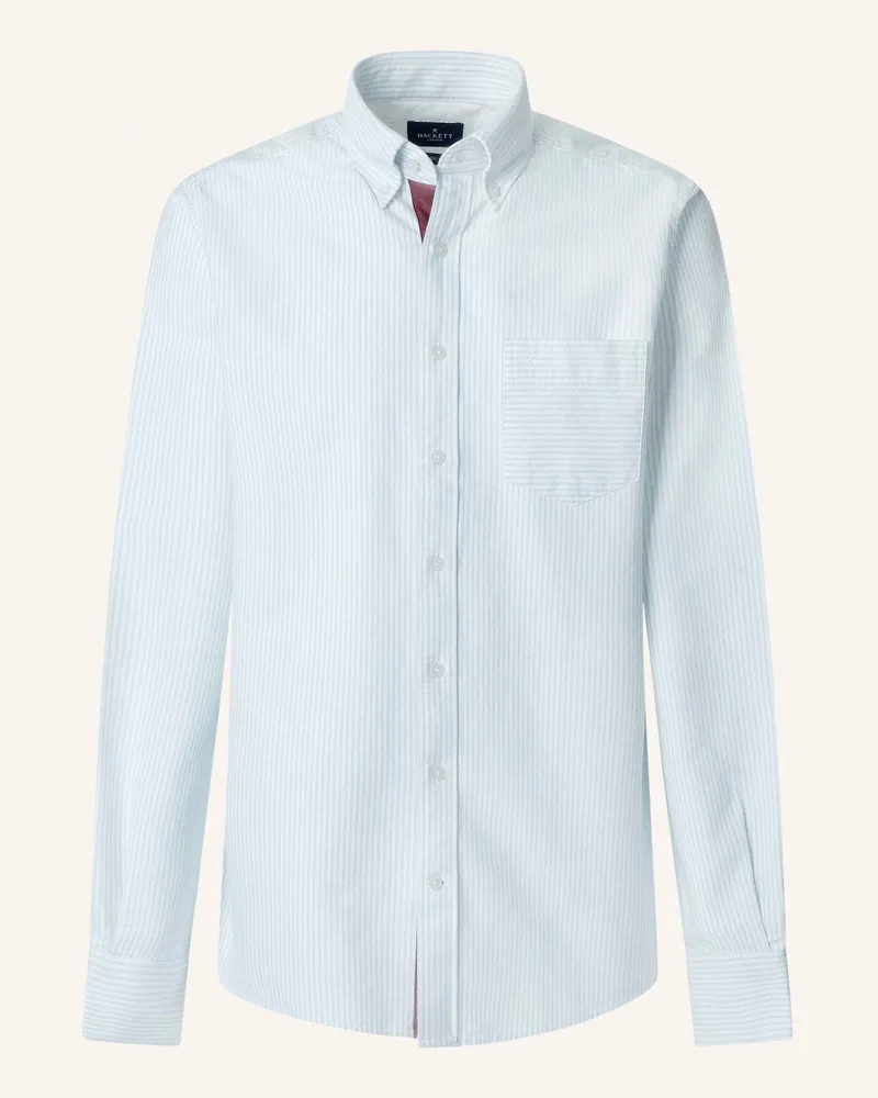 Hackett Freizeithemd OXFORD STR MULTI Classic Fit Hellblau