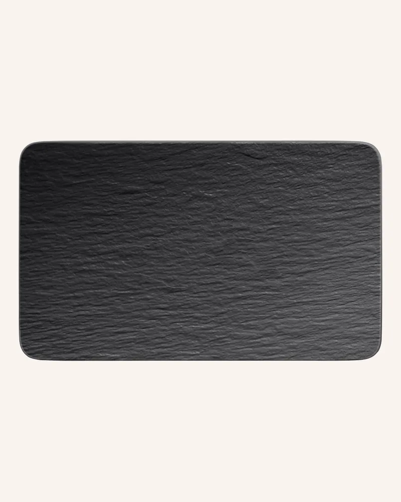 Villeroy & Boch Servierplatte MANUFACTURE ROCK Dunkelgrau