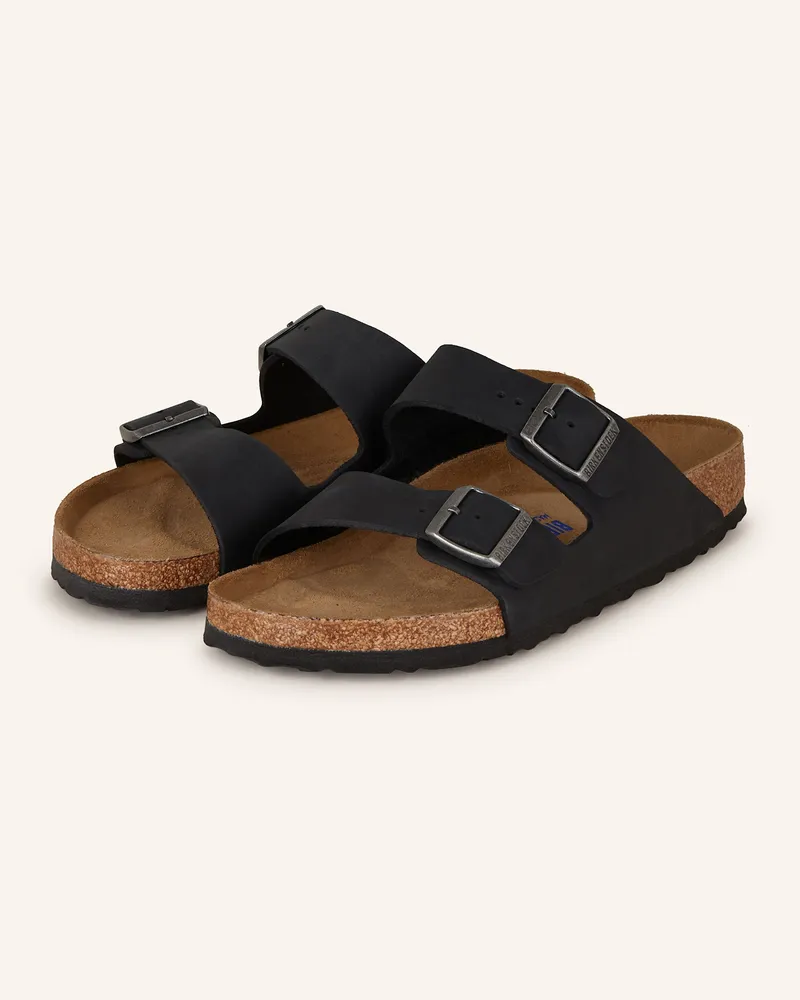 Birkenstock Pantoletten Arizona schwarz Schwarz