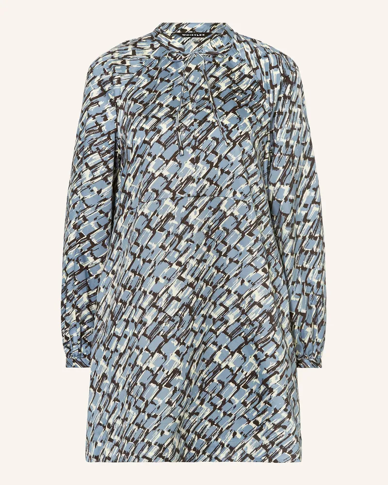Whistles Kleid FEATHERED WING MARNIE Hellblau