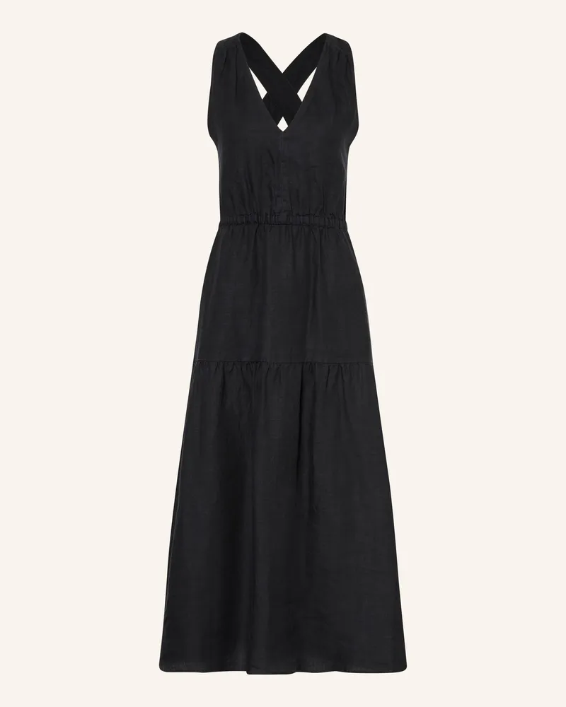 Marc O'Polo Leinenkleid schwarz Schwarz