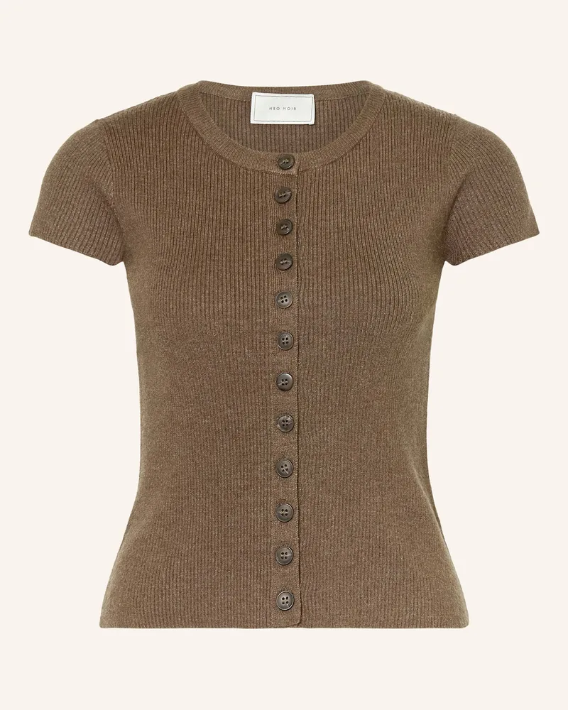 Neo Noir Strickshirt TODDA Braun