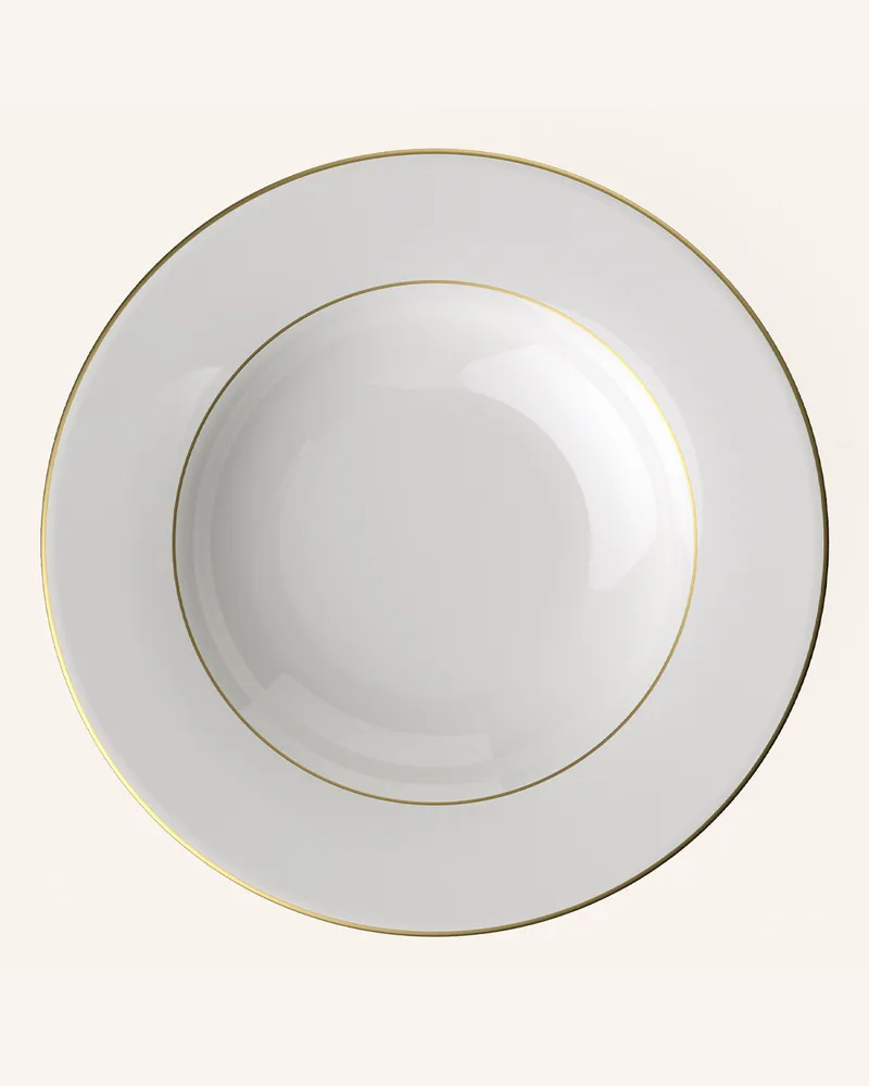 Villeroy & Boch Suppenteller ANMUT GOLD Weiss
