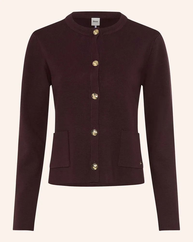 Brax Strickjacke Style Ami lila Dunkellila