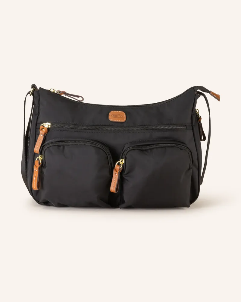 Bric's Umhängetasche X-Bag schwarz Schwarz