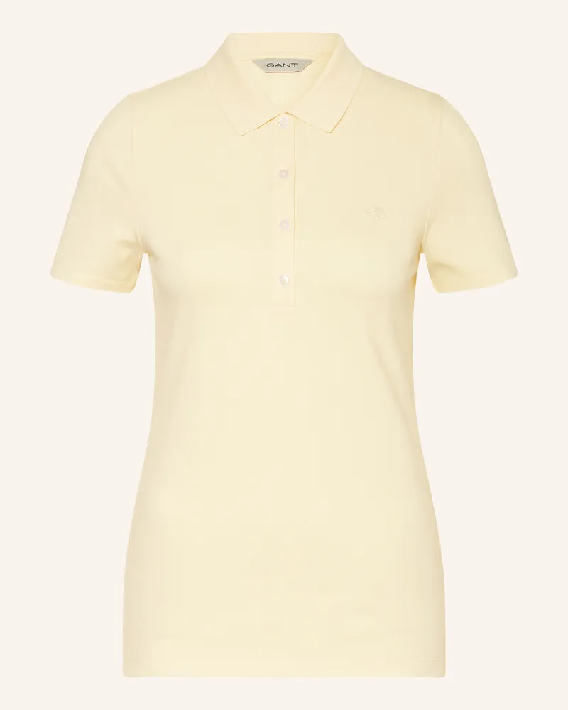 Gant Piqué-Poloshirt gelb 713