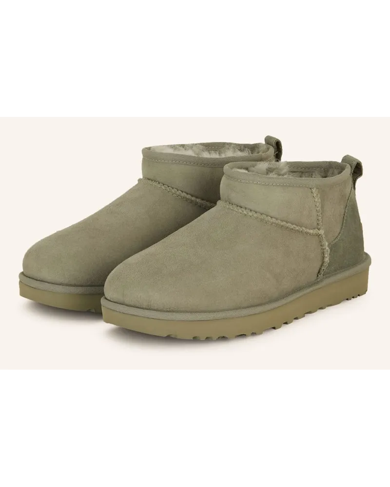 UGG Boots CLASSIC ULTRA MINI - HELLGRÜN Gruen