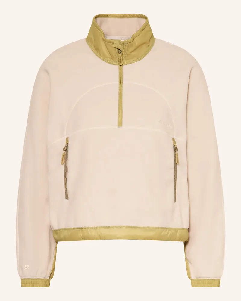 Salomon Midlayer CHROMA CROPPED Creme