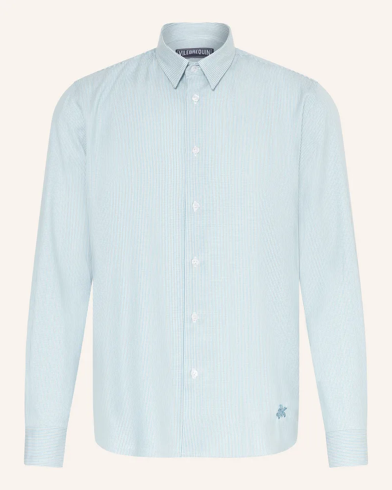 Vilebrequin Hemd COOL Relaxed Fit Türkis