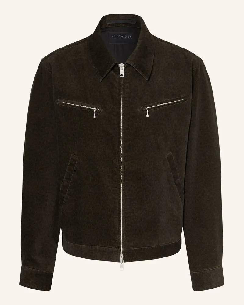 AllSaints Samt-Overjacket KOREY Schwarz