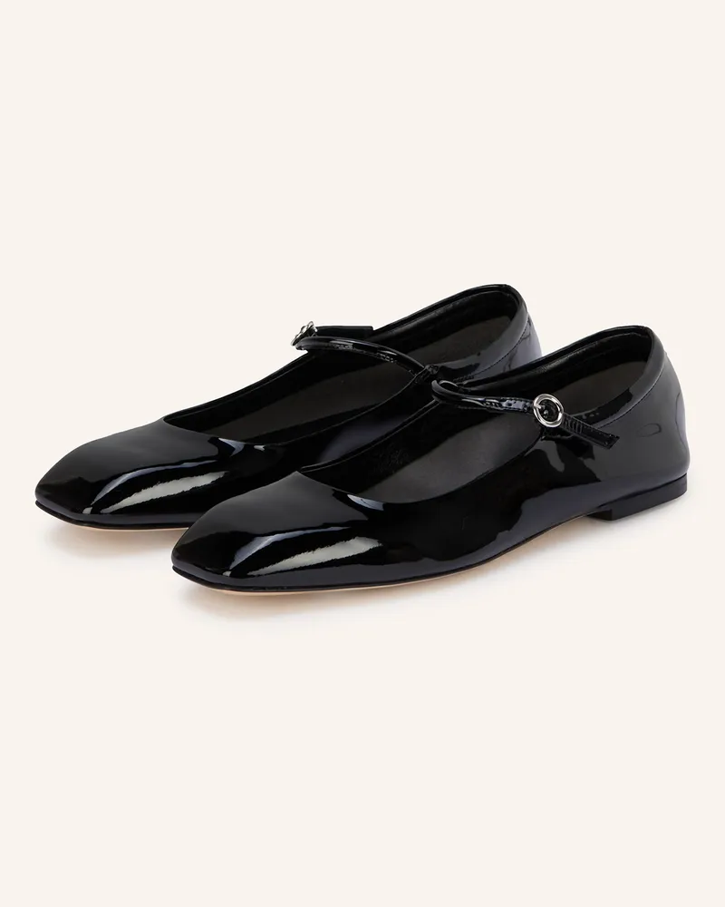 aeyde Mary-Jane-Ballerinas UMA Schwarz