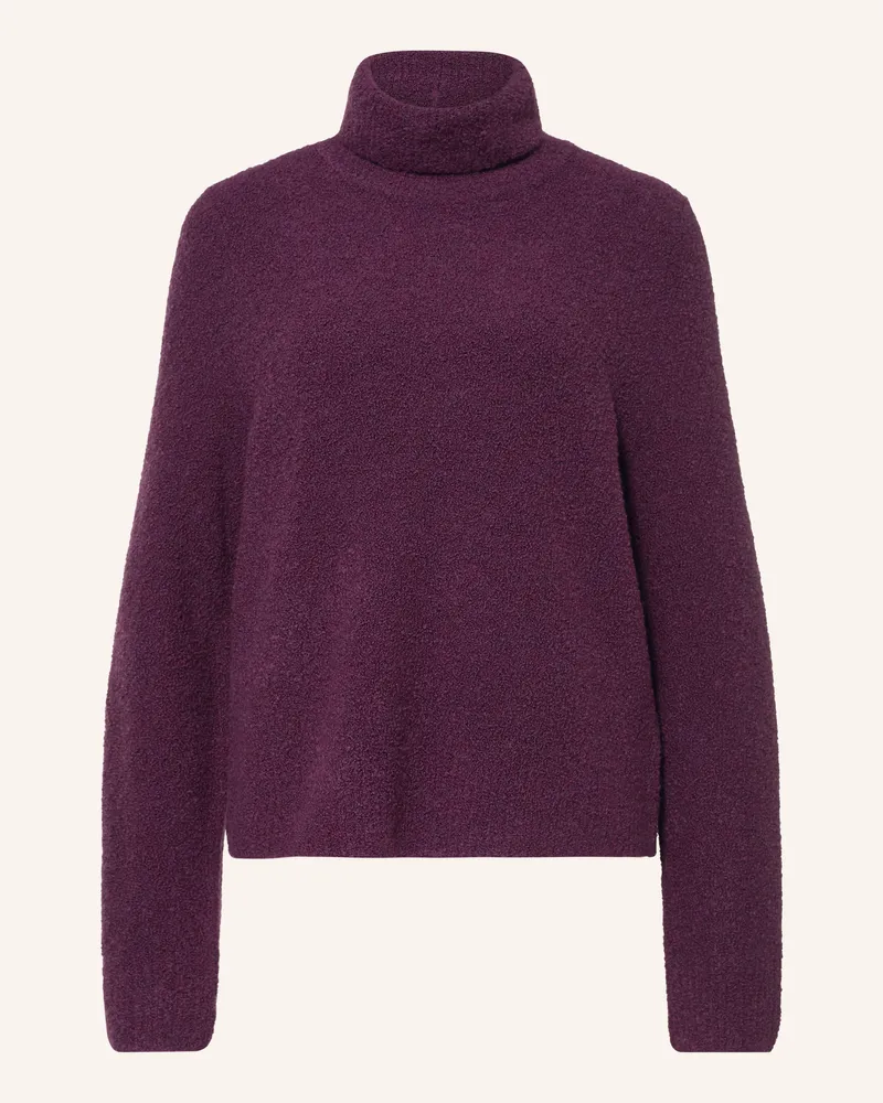 HUGO BOSS Rollkragenpullover Fubrini lila Dunkellila