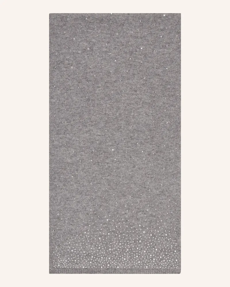 Darling Harbour Schal mit Cashmere und Schmucksteinen Grey