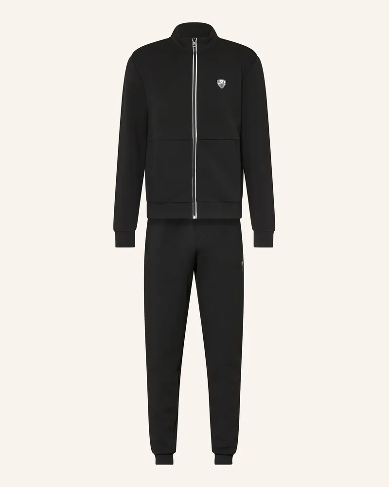 EA7 Trainingsanzug Train Premium schwarz Schwarz