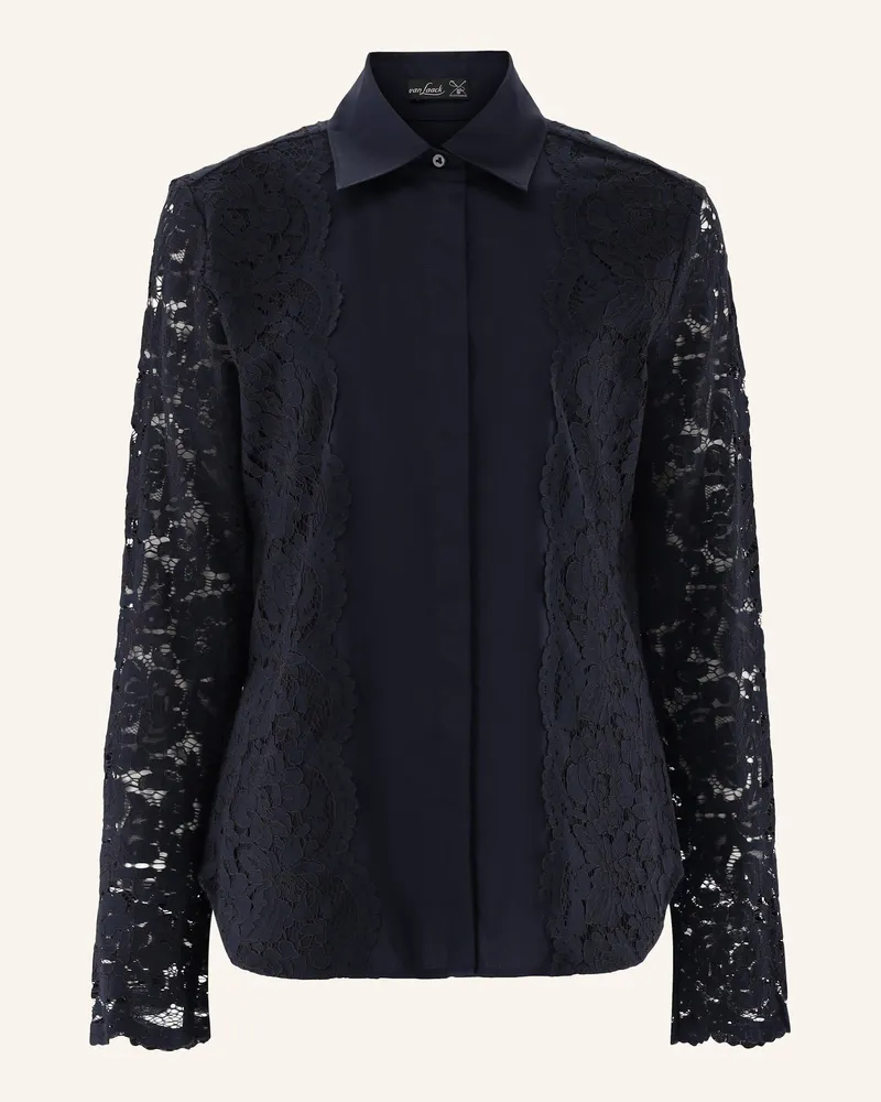 van Laack Bluse Modern Fit Dunkelblau